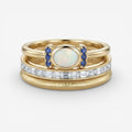Oprah - Ensemble de Bagues Vintage en Or