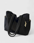 Léa | Sac fourre-tout en ribbed luxueux avec détails en cordon