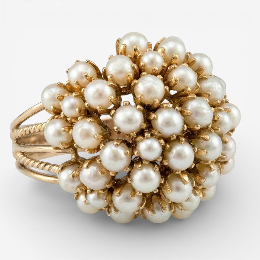 Bush - Bague Pérles Enveloppées