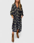 Manon | Robe Maxi Rayée Boho Élégante