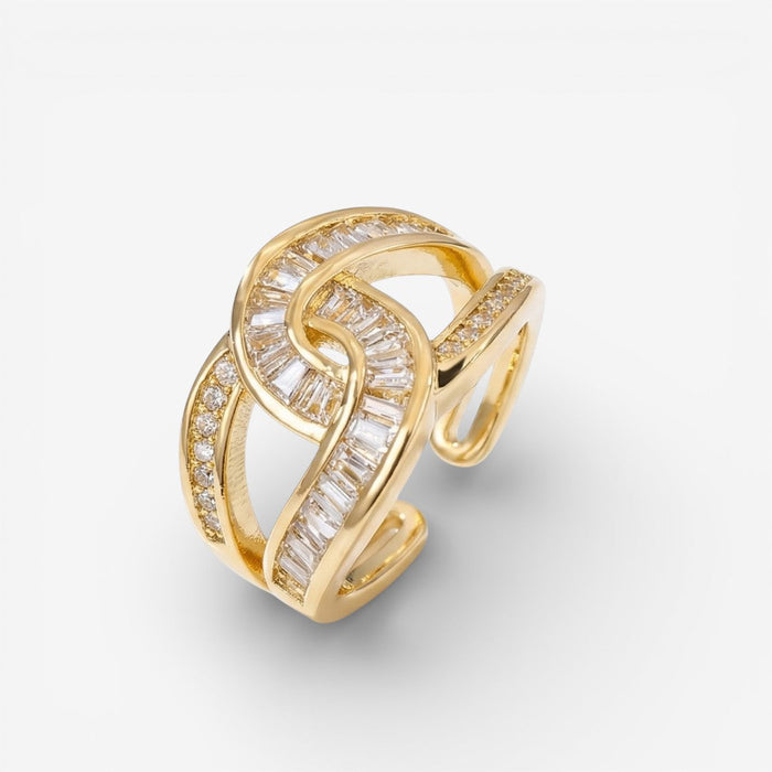 Unity - Bague Élégante Ajustable Knuten