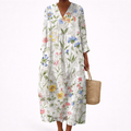 Eva - Robe d’Été Imprimée Flatteuse