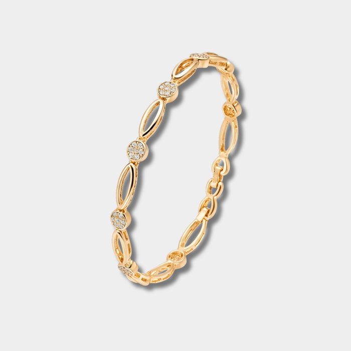 Claire – Bracelet élégant en or avec zircons