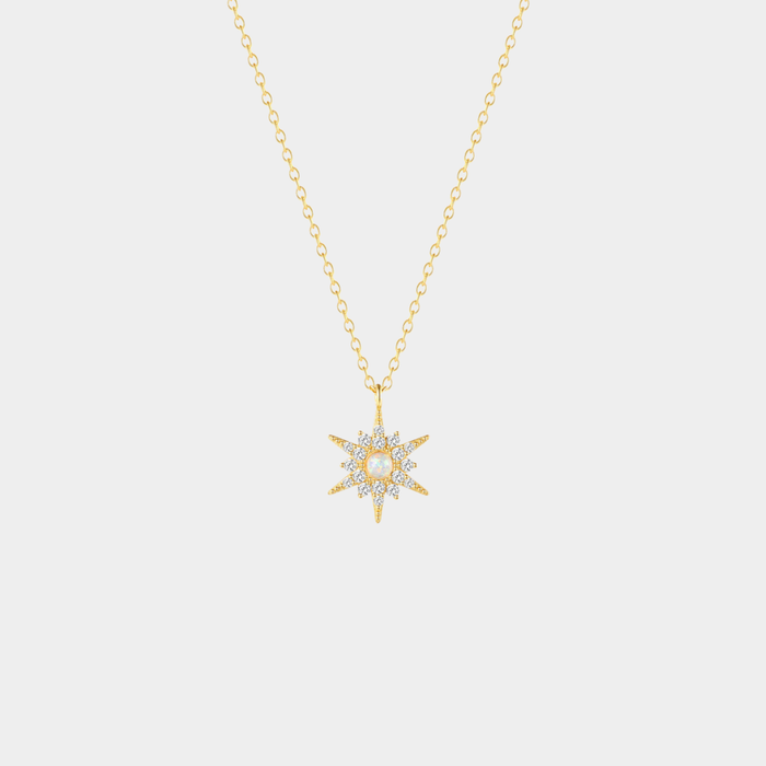 Amélie – Délicat collier en argent avec pendentif rond