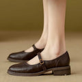 Manon | Mary Janes Classiques et Confortables en Cuir