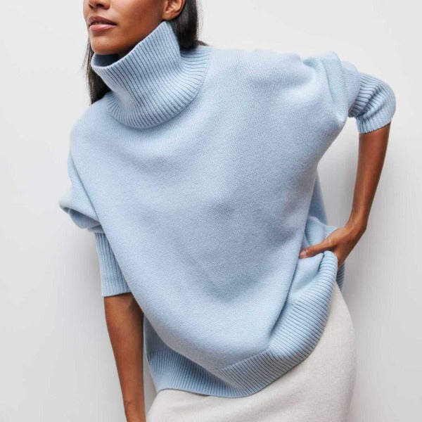 Nina | Pull Col Roulé Luxe