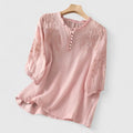 Élise | Blouse Élégante à Boutons