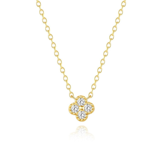 Ève – Collier en argent avec pierre délicate
