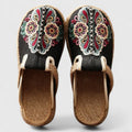 Marousse | Mules Florales Confortables Fait Main