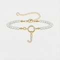 Bracelets avec lettres Auden Key | Or