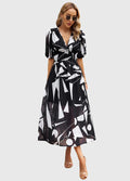 Merlin | Robe Midi Florale Flatteuse