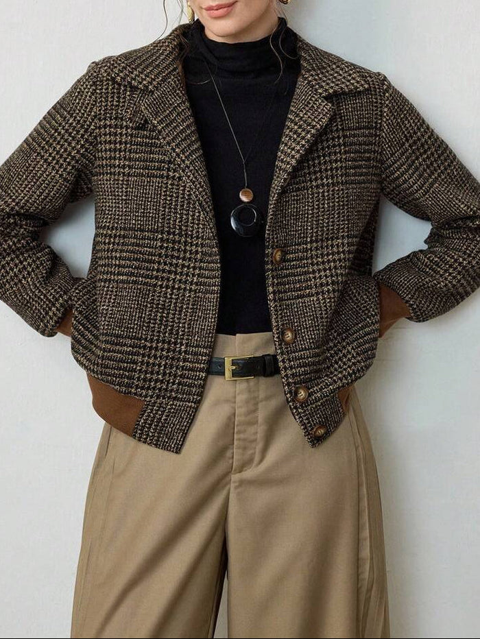 Blythe | Veste en Tweed Croisée