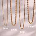 Hélène – Collier doré avec décoration ponctuée