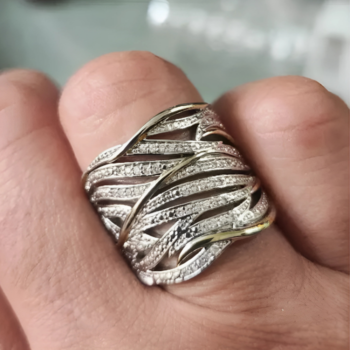 Bague Tressée Élégante Flerlagers
